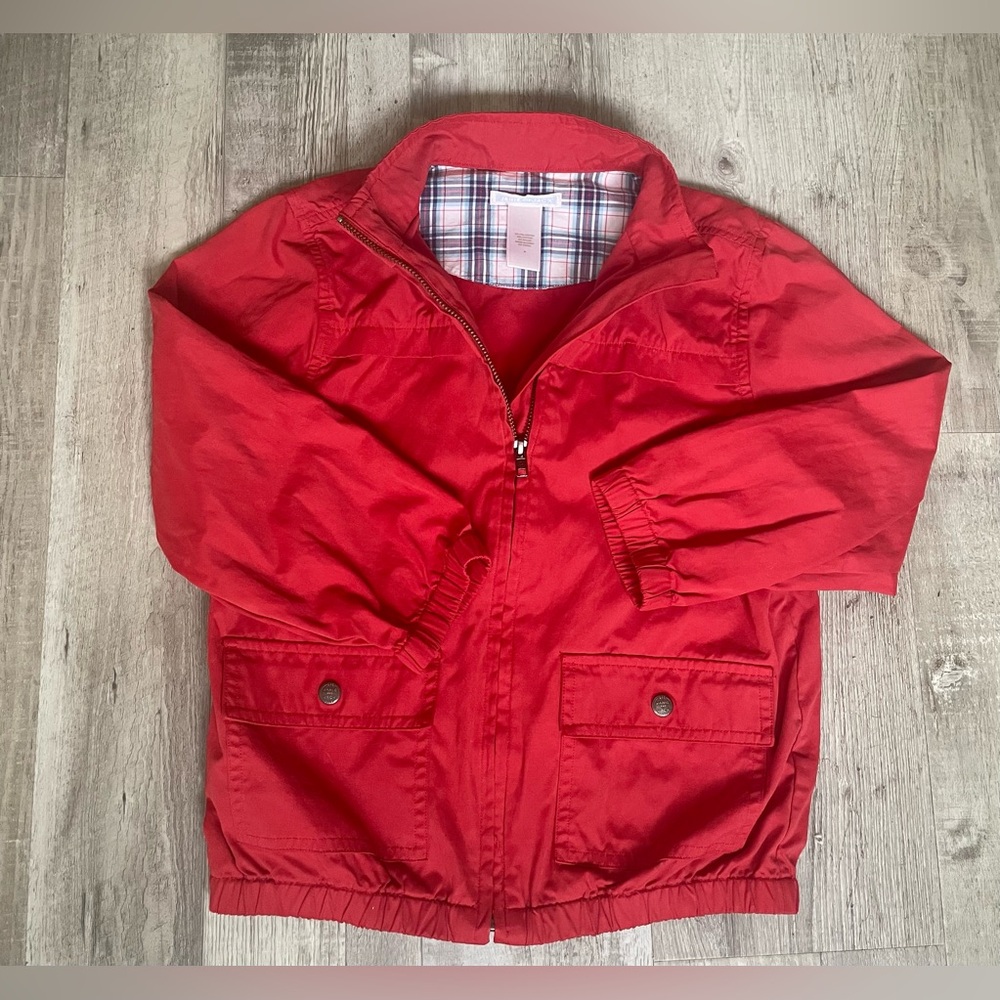 Janie and Jack Lightweight Zip Up Jacket w/Snap Pockets
